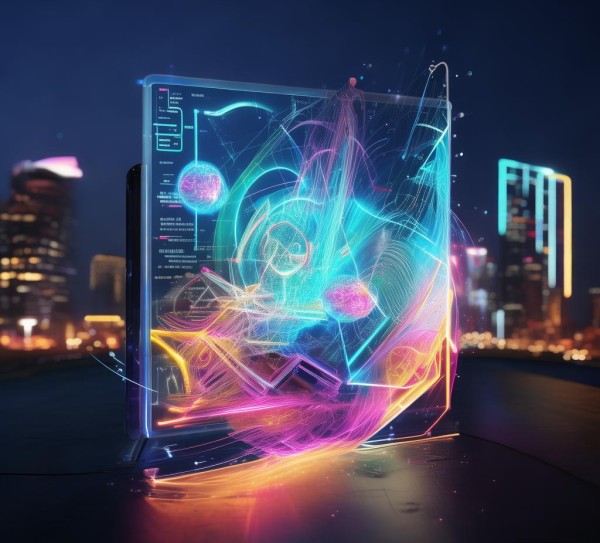艺术科技融合海报，未来科技与艺术完美结合的创意解决方案